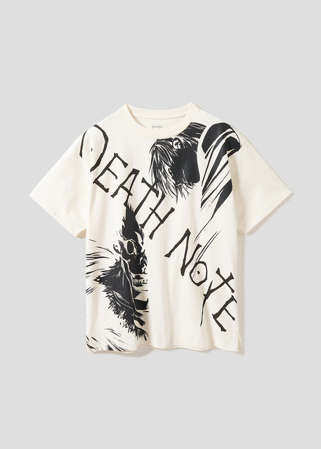 『DEATH NOTE』×グラニフ「DEATH NOTE｜ビッグシルエットTシャツ」（C）大場つぐみ・小畑健／集英社