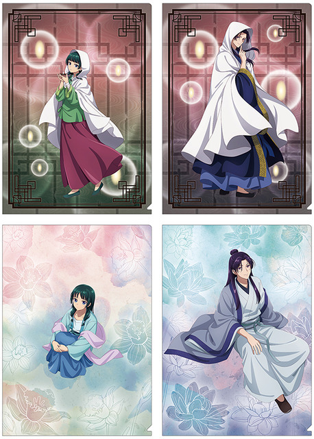 TVアニメ『薬屋のひとりごと』“百物語”と“雨宿り”をテーマにした「クリアファイル」（C）日向夏・イマジカインフォス／「薬屋のひとりごと」製作委員会