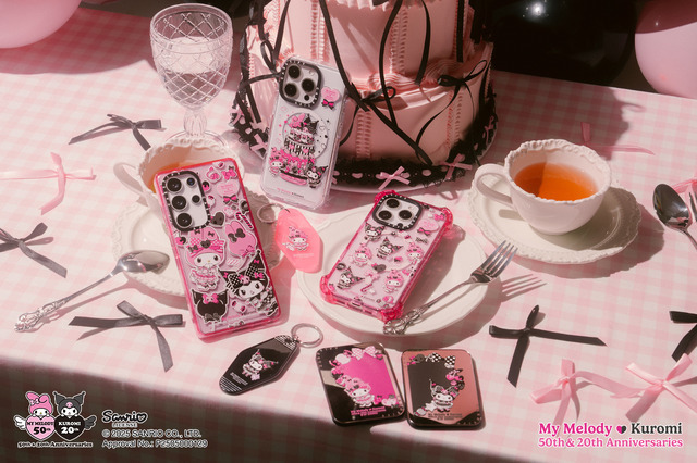 サンリオのマイメロディ50周年とクロミ20周年を祝う「マイメロディ＆クロミ アニバーサリー | CASETiFY」コレクションが登場（C）2024 SANRIO CO., LTD. APPROVAL NO.: P2505000129