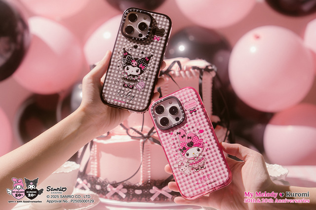 サンリオのマイメロディ50周年とクロミ20周年を祝う「マイメロディ＆クロミ アニバーサリー | CASETiFY」コレクションが登場（C）2024 SANRIO CO., LTD. APPROVAL NO.: P2505000129