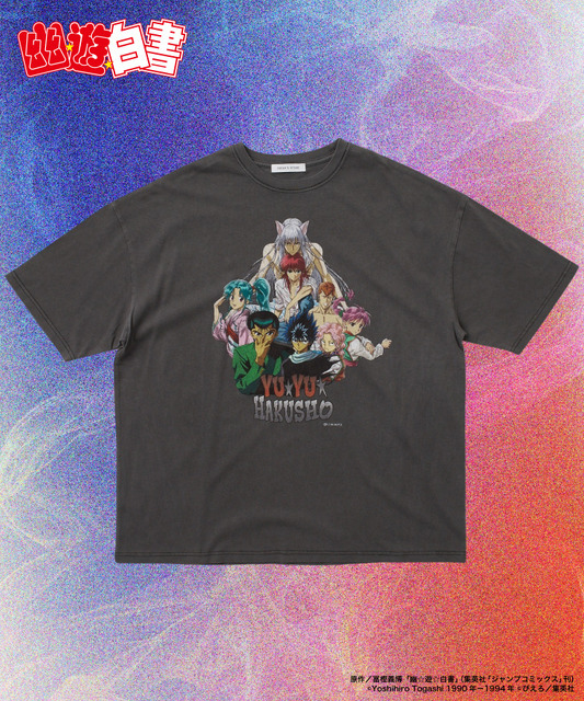 「幽☆遊☆白書 ALL STAR TEE」FREAK'S STOREとのスペシャルコラボTシャツ（C）Yoshihiro Togashi 1990年－1994年（C）ぴえろ／集英社