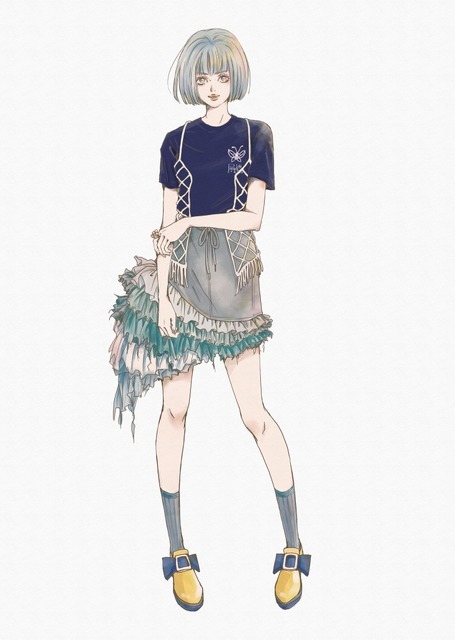 UT「矢沢あいコレクション」矢沢あい描き下ろしコーディネートイラスト
