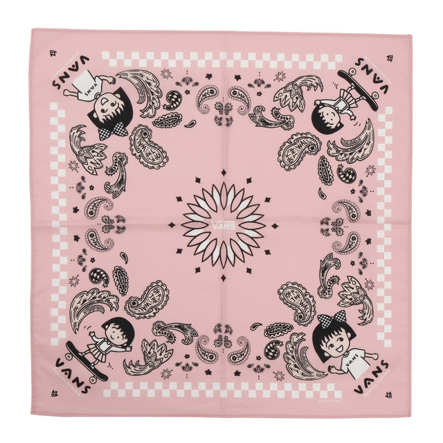 Vans x MOMOKO SAKURA「BANDANA （Pink）」（C）さくらももこ（C）さくらプロダクション