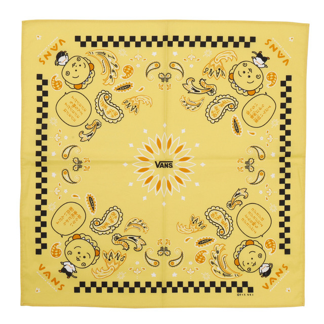 Vans x MOMOKO SAKURA「BANDANA （Yellow）」（C）さくらももこ（C）さくらプロダクション