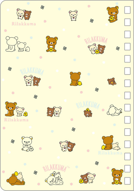 「シールノート リラックマ」（C）2025 SAN-X CO., LTD. ALL RIGHTS RESERVED.