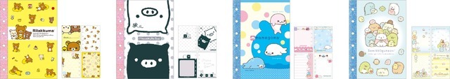 「6 穴シールノート」各種（C）2025 SAN-X CO., LTD. ALL RIGHTS RESERVED.