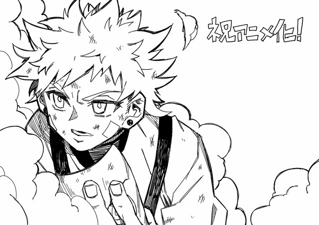 アニメ『朱色の仮面』アニメ化決定イラスト（Dr.Poro）（C）那波なばな・Dr.Poro・少年画報社／朱色の仮面製作委員会