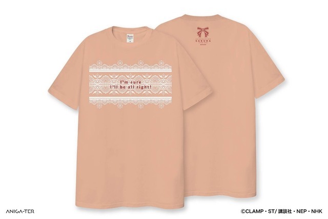 アニメ『カードキャプターさくら　クリアカード編』 レース風プリントTシャツ