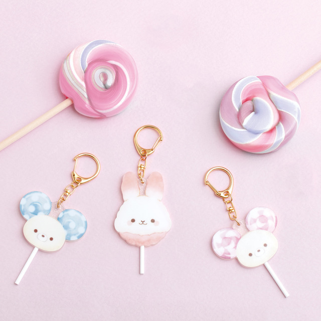 ローリーとポップのキャンディデイ「アクリルキーホルダー」各種（C）2025 SAN-X CO., LTD. ALL RIGHTS RESERVED.