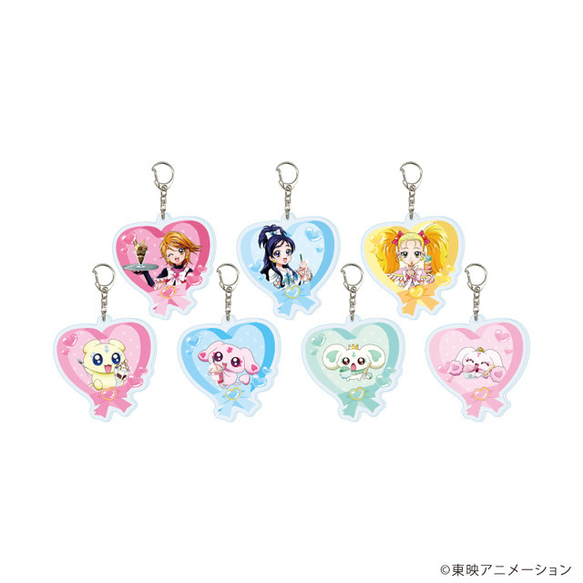 「GiGOコラボカフェ　ふたりはプリキュア Max Heart」アクリルキーホルダー（C）東映アニメーション（C）GENDA GiGO Entertainment Inc. All rights reserved.