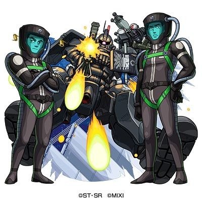 木属性 ★5 アラガ＆ラゴウチ＆軍警ザク （進化） CV：丹羽正人（アラガ） 下山吉光 （ラゴウチ）