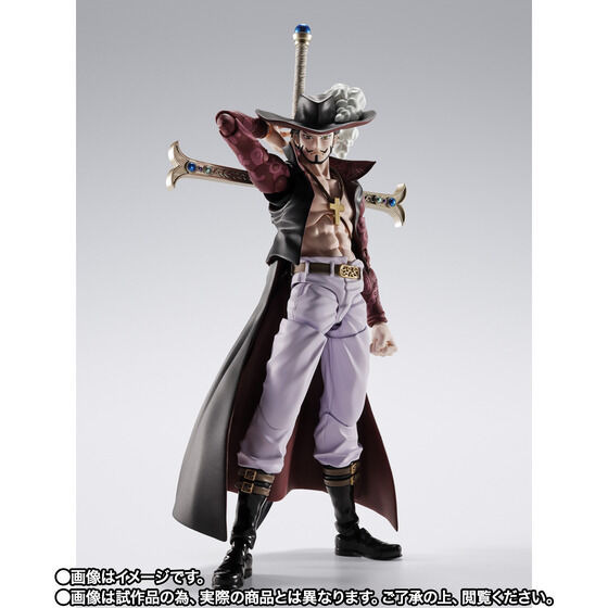 「TVアニメ『ワンピース』S.H.Figuarts ジュラキュール・ミホーク -鷹の目-」13,200円（税込）（C）尾田栄一郎／集英社・フジテレビ・東映アニメーション
