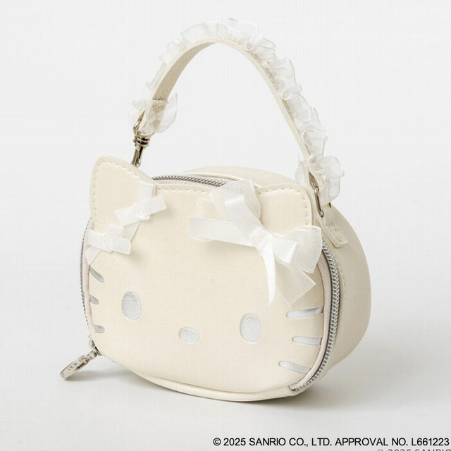 『HELLO KITTY × BRILMY 中身が見えて時短がかなう ズボラに優しいコスメポーチ BOOK BLACK ver.』　