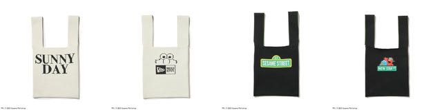セサミストリート×ニューエラ「Knit Tote」TM and（C） 2025 Sesame Workshop