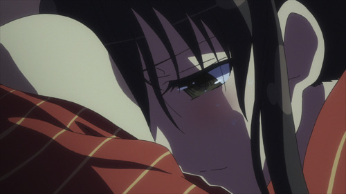 妖魔封じを行う飛鳥だが徐々に体を蝕まれ Tvアニメ 閃乱カグラ 第11話のあらすじ 先行カットが到着 8枚目の写真 画像 超 アニメディア