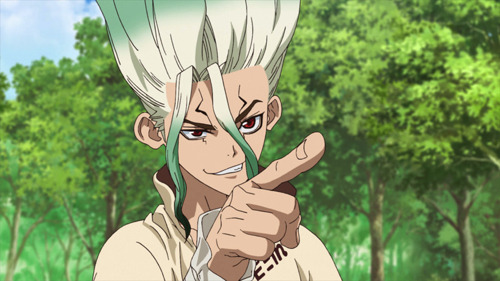 石の世界で目覚めた千空と大樹は獅子王司を復活させるーーtvアニメ ｄｒ ｓｔｏｎｅ 第2話のあらすじ 先行カットを公開 8枚目の写真 画像 超 アニメディア