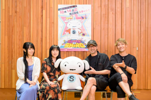 クレヨンしんちゃん から誕生の Super Shiro アフレコ現場 スタッフからコメント到着 湯浅政明総監督 健気に頑張っている姿を楽しんで 1枚目の写真 画像 超 アニメディア