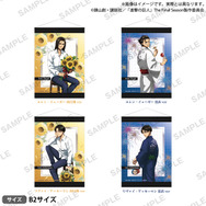 進撃の巨人 エレン リヴァイ 文教堂 アニメガ 限定 タペストリー 2点セット 進撃の巨人」エレン＆リヴァイ、向日葵と浴衣でキメる！ GiGOグループ