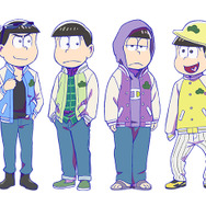 おそ松さん」第3期でもモテたいのか!? 新衣装“スタジャン”で決めた6つ