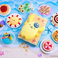 ポムポムプリンカフェ　マスコット　ハッピーデイ ポムポムプリンのスイーツビュッフェ開催！夏のビーチでのんびり過ごす