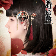 まい様　order髪飾り♡ 鬼灯の冷徹」鬼灯、座敷童子、白澤をイメージ♪ 3WAY仕様で楽しめる
