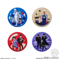 名探偵コナン」新一＆蘭、平次＆和葉らの“あの”シーンが刺繍缶バッジに
