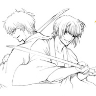銀魂 THE FINAL」原作者・空知英秋の描き下ろし“銀時＆高杉”2ショット