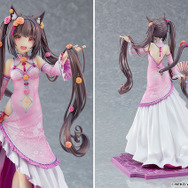 ネコぱら」水無月家の双子ネコ、ショコラとバニラが中華ロリータ姿で