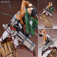 進撃の巨人」リヴァイの人気フィギュアが再登場 立体機動装置も細かく