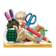 ヒロアカ」デクや爆豪が文房具に囲まれて…♪ アクリルスタンド全