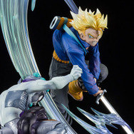 フィギュアーツZERO 超激戦　トランクス　フリーザ　ふたりめのスーパーサイヤ人 ドラゴンボールZ」スーパーサイヤ人トランクスがメカフリーザを