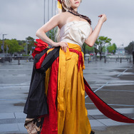 コスプレ】『アズレン』ジャン・バールのサラシを巻いた着物姿が凛々