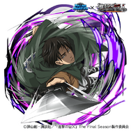 進撃の巨人 GYAO 梶裕貴 神谷浩史 サイン ポスター エレン リヴァイ 進撃の巨人」エレン(CV梶裕貴)＆リヴァイ(CV神谷浩史)らが参戦