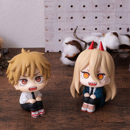 チェンソーマン　デンジ　るかっぷ　フィギュア　座布団付き チェンソーマン」デンジ＆パワーが手のひらサイズフィギュア「るかっぷ