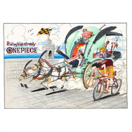 ワンピース」ルフィたちが“走る”カラープリント作品が登場「集英社