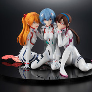 アスカ・マリ3体まとめ売り シン・エヴァ』アスカ、レイ、マリが並ぶ可憐な姿のフィギュアが登場