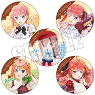 キャラクターグッズ 五等分の花嫁 Anisugar 缶バッジ プリン 中野二乃