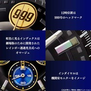 銀河鉄道999」誕生45周年！999号イメージのスタイリッシュな腕時計登場