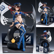 レースクイーン姿で魅せるナイスバディ＆脚線美が良い!! 「アズール