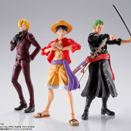 ワンピース」ルフィ＆ゾロ＆サンジ、鬼ヶ島討入衣装でフィギュア
