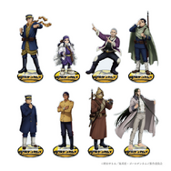 ゴールデンカムイ」杉元、アシリパ、尾形、ヴァシリたちの新グッズが