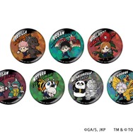 呪術廻戦　ゴジラ　缶バッジ　まとめ売り 呪術廻戦×ゴジラシリーズ」“五条＆キングギドラ”など初コラボグッズが