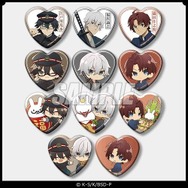 レア⭐️文豪ストレイドッグス　サンリオ　缶バッジ　織田作之助　江戸川乱歩 文スト」江戸川乱歩、福沢諭吉、織田作之助の新規描き下ろしビッグ布