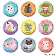 呪術廻戦　銀だこ　メタル　缶バッジ　伏黒恵　受注終了商品 呪術廻戦」玉犬や脱兎など“伏黒恵と式神”のグッズが登場！ 技名＆呪具