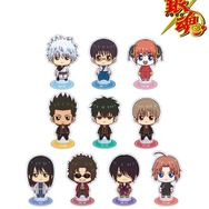 銀魂キャラクターグッズセット 銀魂」銀さんたちが2頭身の“ちびキャラ”に！ ちょこんと立っている姿が