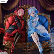Re:ゼロ　レム、ラム リゼロ」レム＆ラムが豪華なゴシックドレス姿でフィギュアに！2体