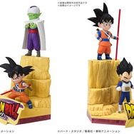 ドラゴンボール」孫悟空、ピッコロ、ベジータが岩場で乱闘!? 塗装済み