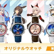 ウマ娘」オグリやタマが愛らしい♪ 文字盤から顔をのぞかせる