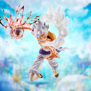 ワンピース」“ギア5”ルフィ!! 最高地点が可動フィギュア化♪ 両腕