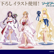 SAO」アスナ、ユウキらがウェディングドレス姿でお出迎え♪ 全国5か所